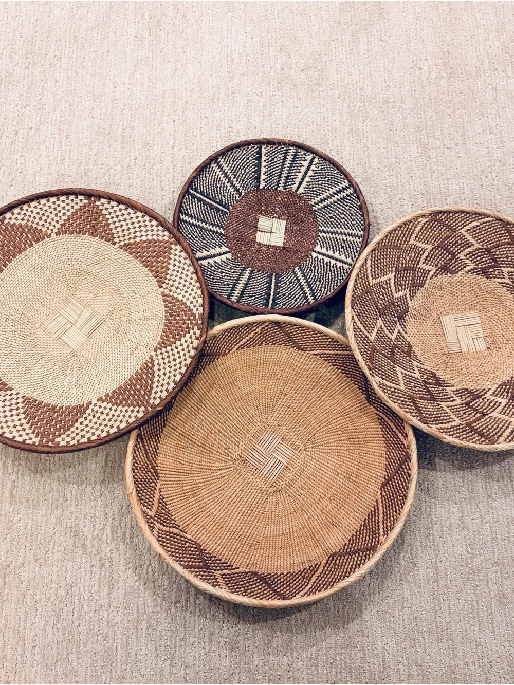 One of a Kind! NEW Woven Basket. Made by Binga people of Zambia Zimbabwe Africa